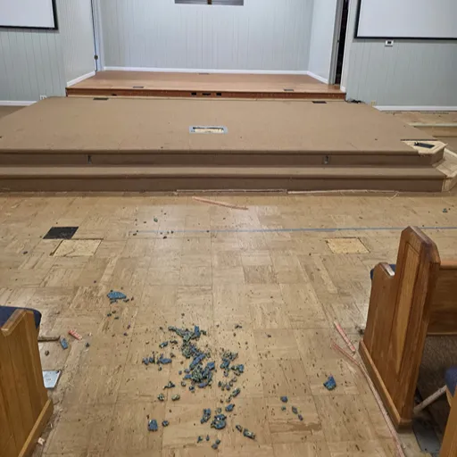church renovation before
